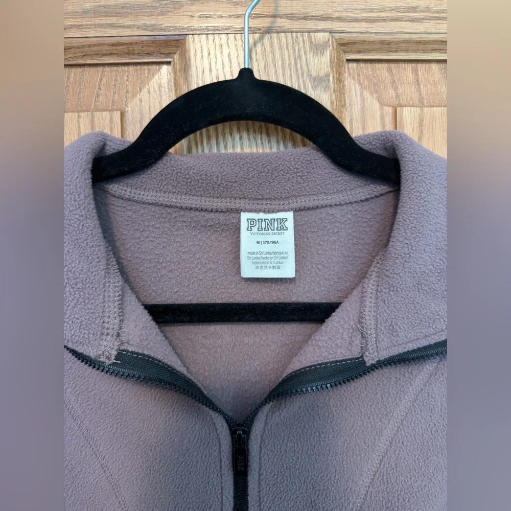 Victorias Secret PINK Polar Fleece Half-Zip pullover - Picture 2 of 5